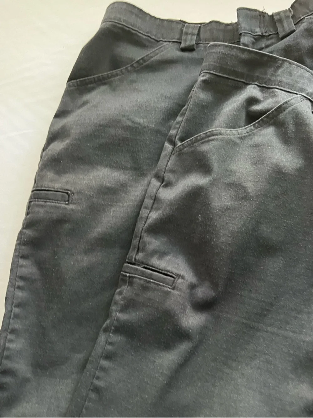 Set of 2 Red Kap Men's Black Cargo Pants with Five Pockets Size  34”x 32” - Picture 9 of 12